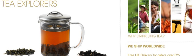 JING Tea eCommerce website